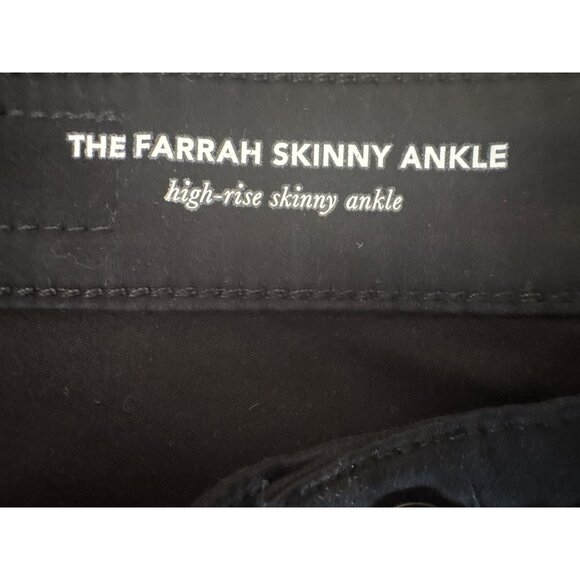 2/$30 Adriano Goldschmied 25R Farrah Skinny Ankle Jeans Black - Picture 7 of 16